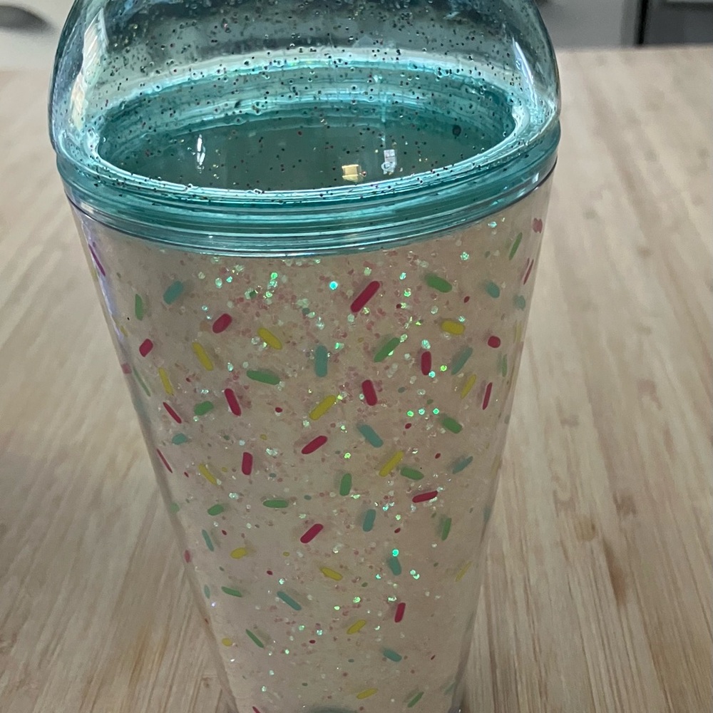Starbucks Teal Confetti Tumbler